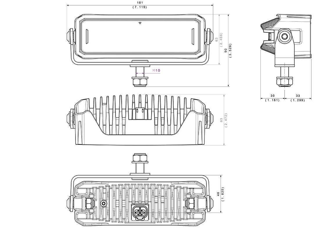 QLA LED - Arbeitsscheinwerfer 1000 Lumen Flood